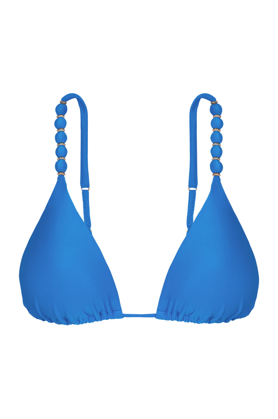 Top Tri Paralelo Beads Cobalt