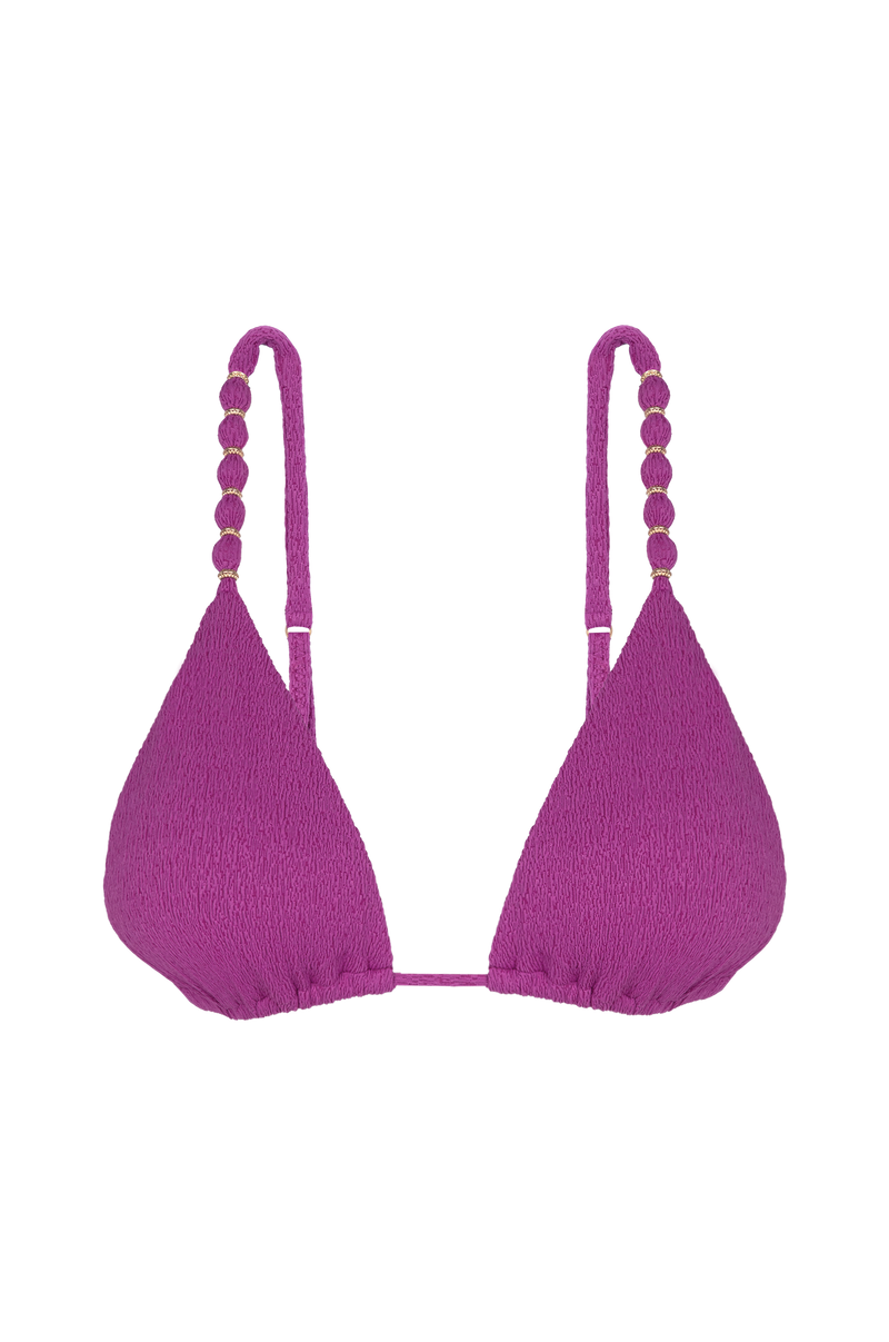 Top Tri Paralelo Beads Berry Burst