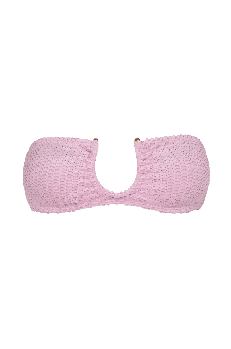 Top Scales Bandeau Jill Grenadine