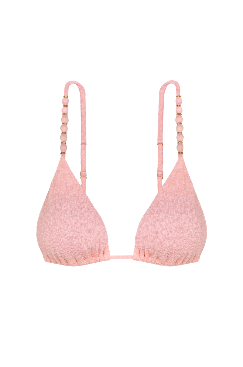 Top Tri Paralelo Beads Rosewater