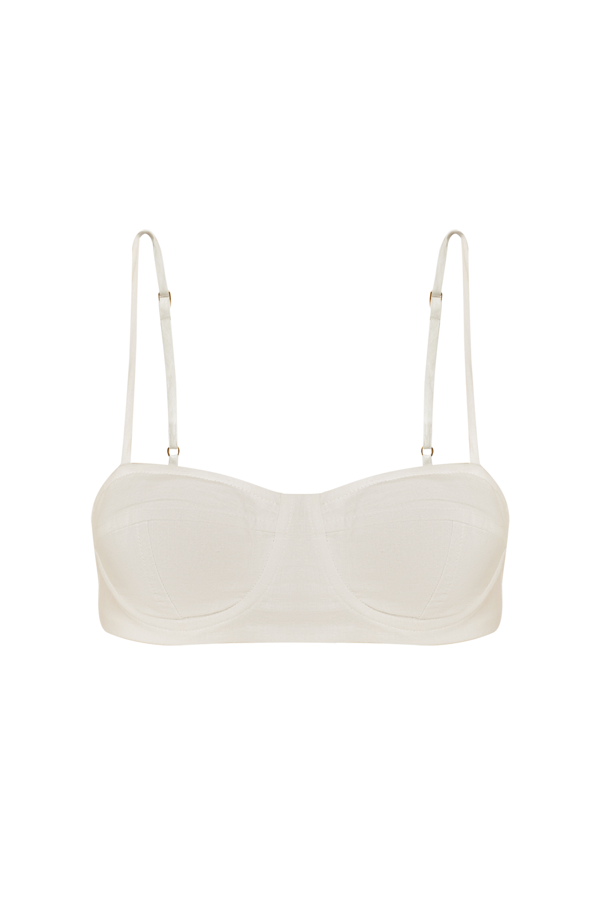 Top Curto Liana Off White