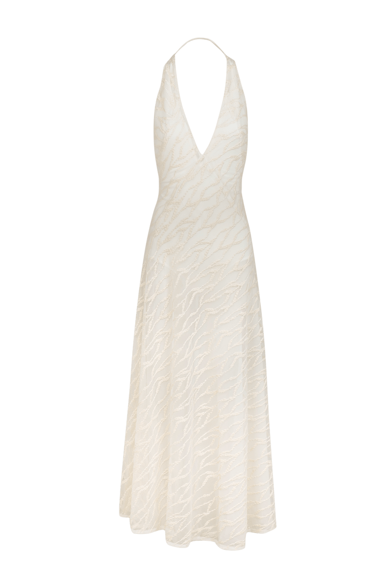 Vestido Longo Ginny Off White