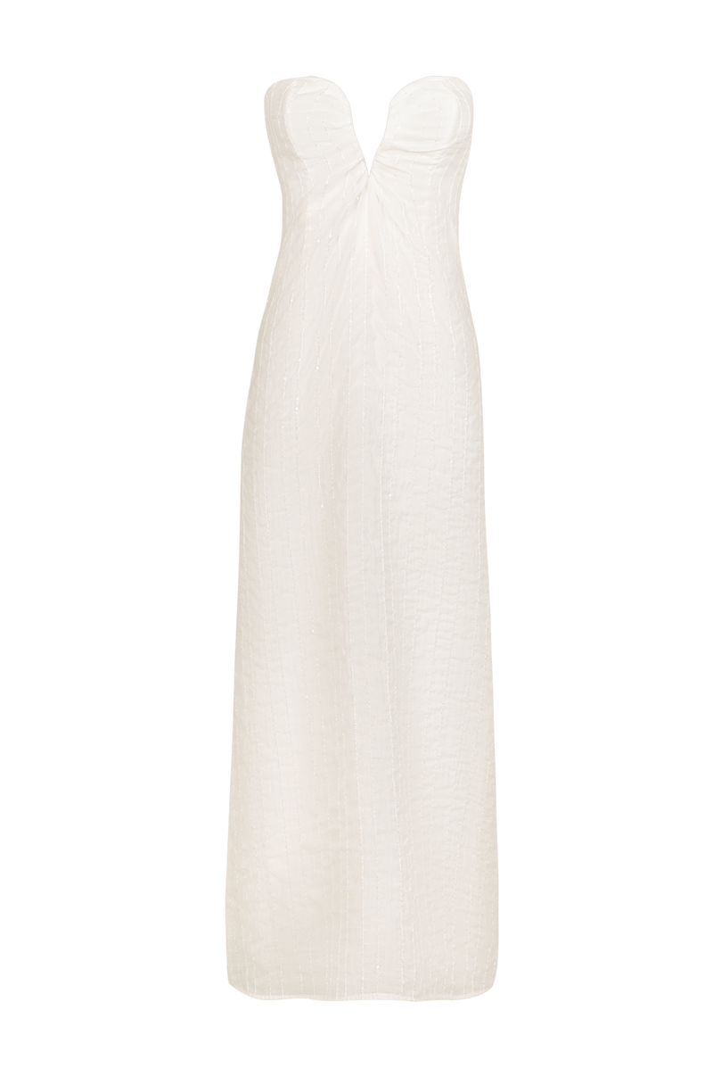 Vestido Longo Zhen Off White