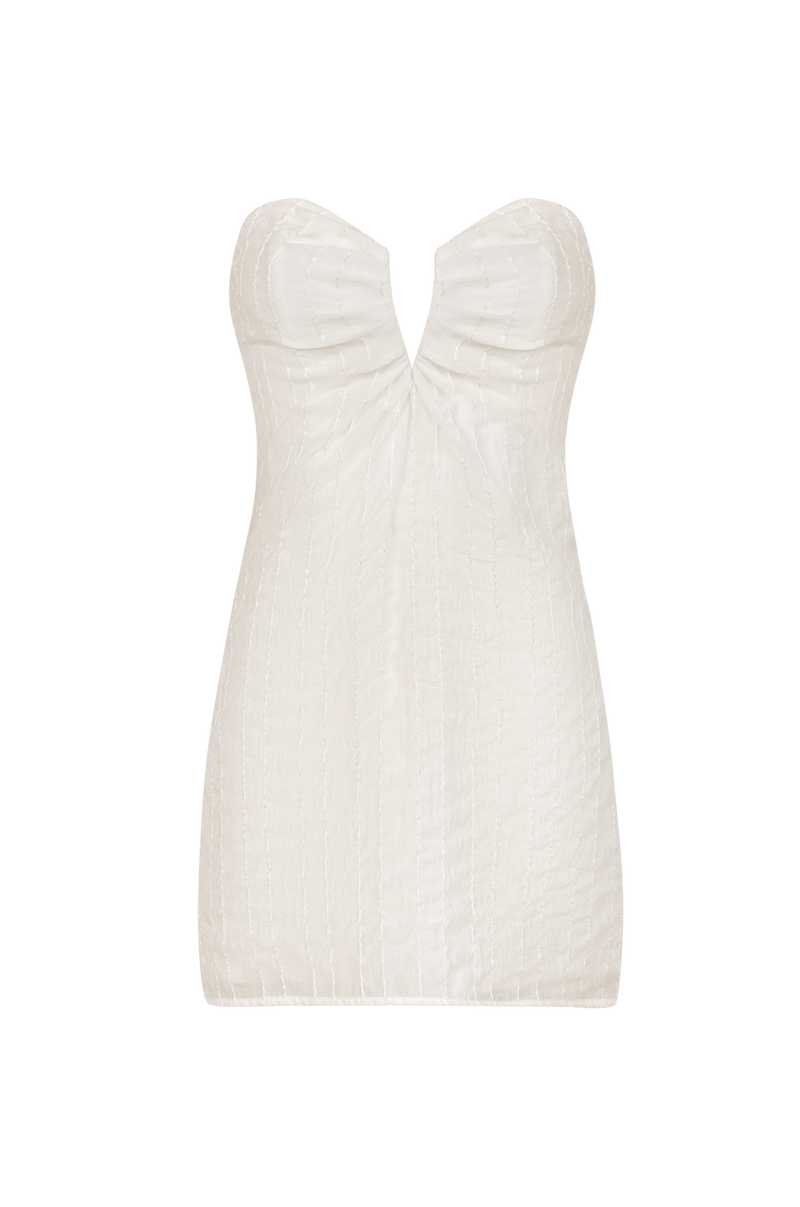 Vestido Curto Zhen Off White