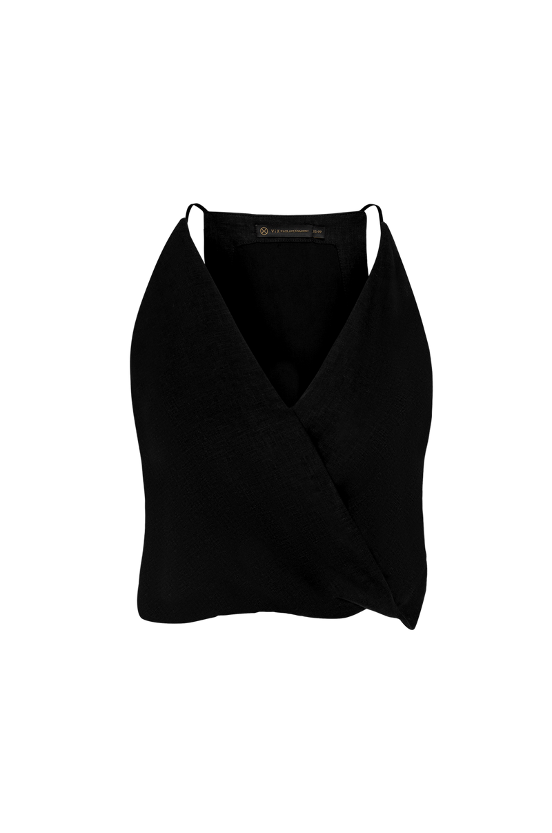 Blusa Wrap Slim Black