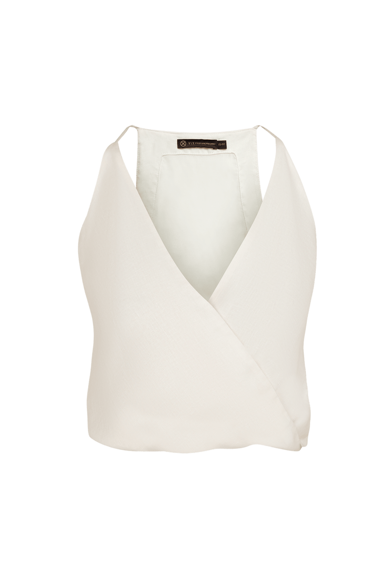 Blusa Wrap Slim Off White