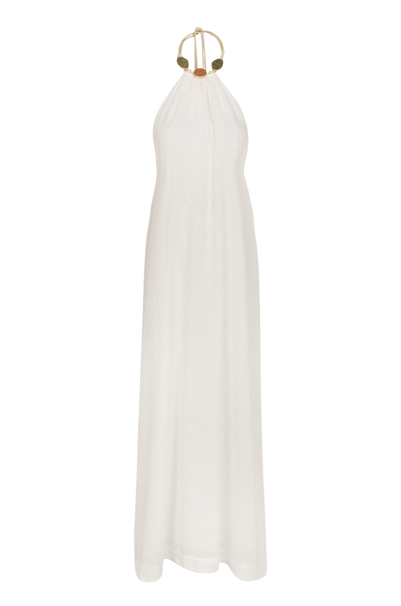Vestido Longo Aiden Off White