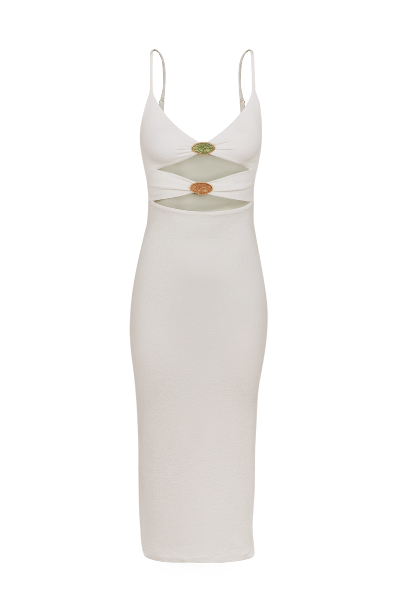 Vestido Midi Petra White