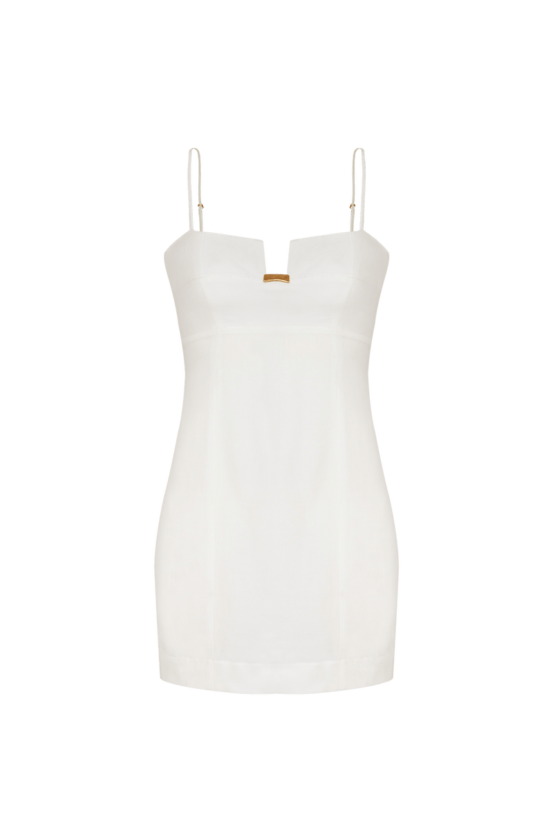 Vestido Curto Bel Off White