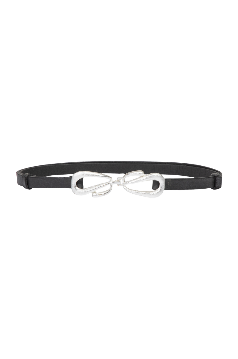 Cinto Zury Prata Black