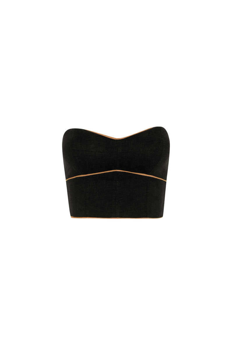 Top Iva Detalhe Black