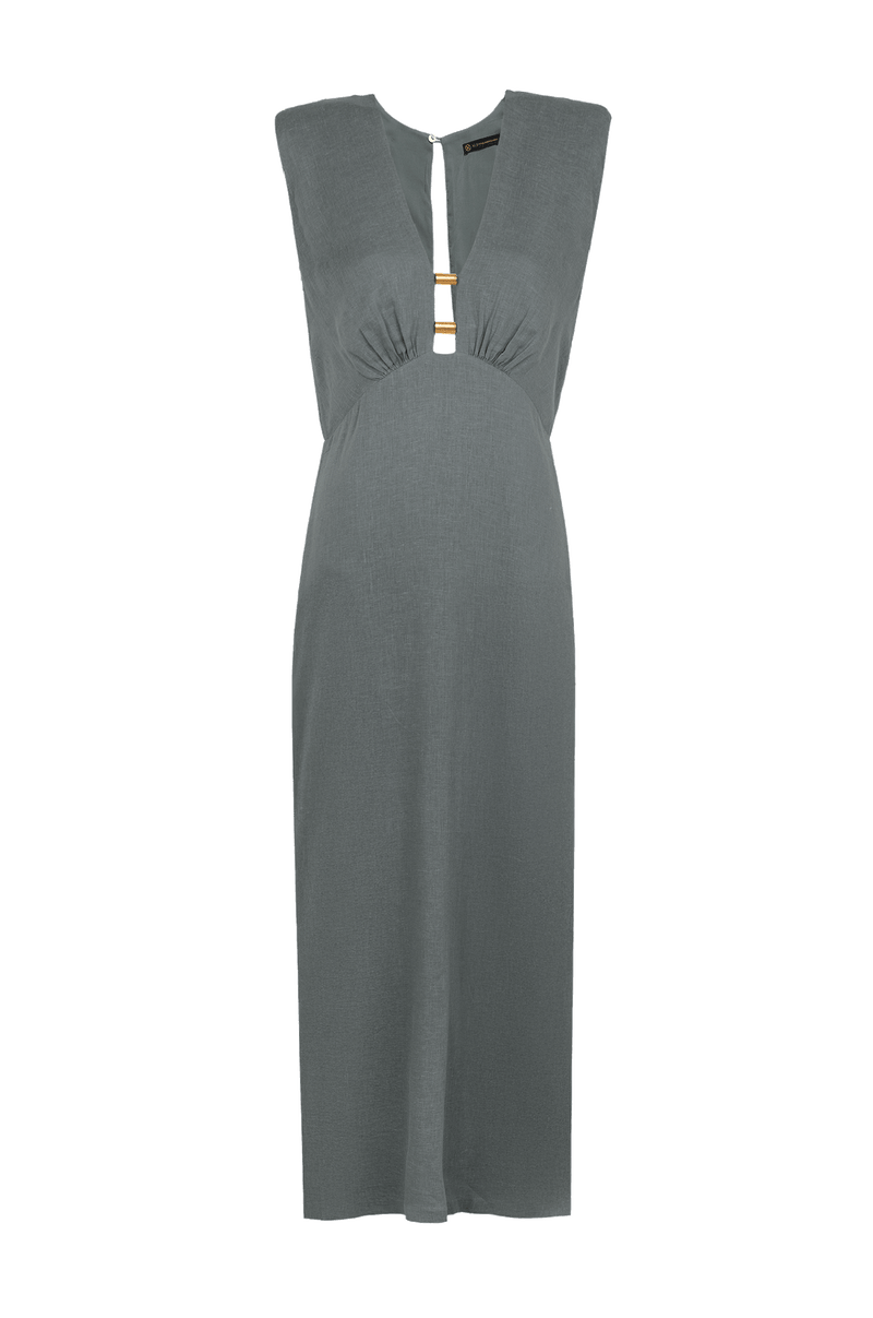 Vestido Longo Meri Detalhe Underwater