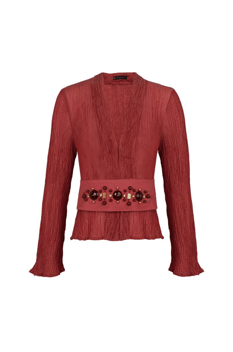 Camisa Manga Longa Tay Detalhe Burgeon