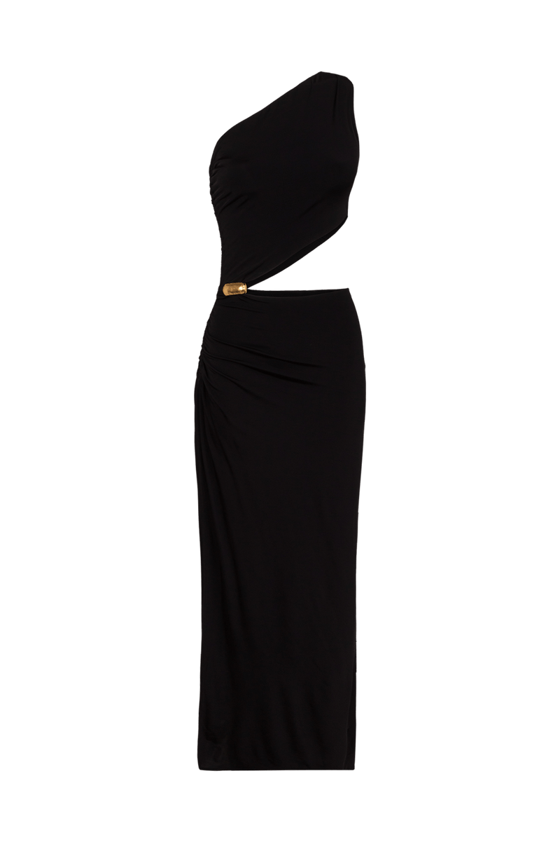 Vestido Longo Tina Detalhe Black