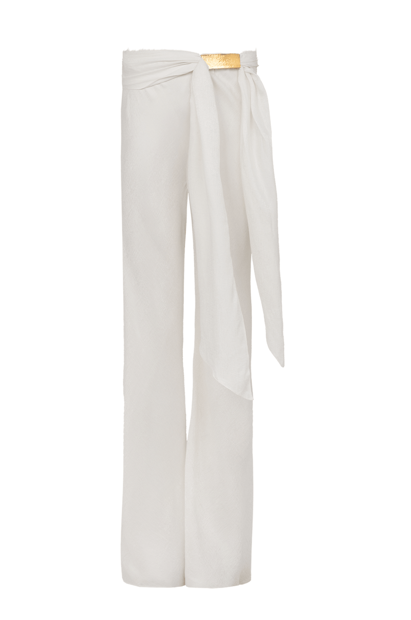 Calça Rosie Detalhe Off White