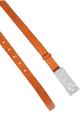 Cinto Deva Prata Caramelo
