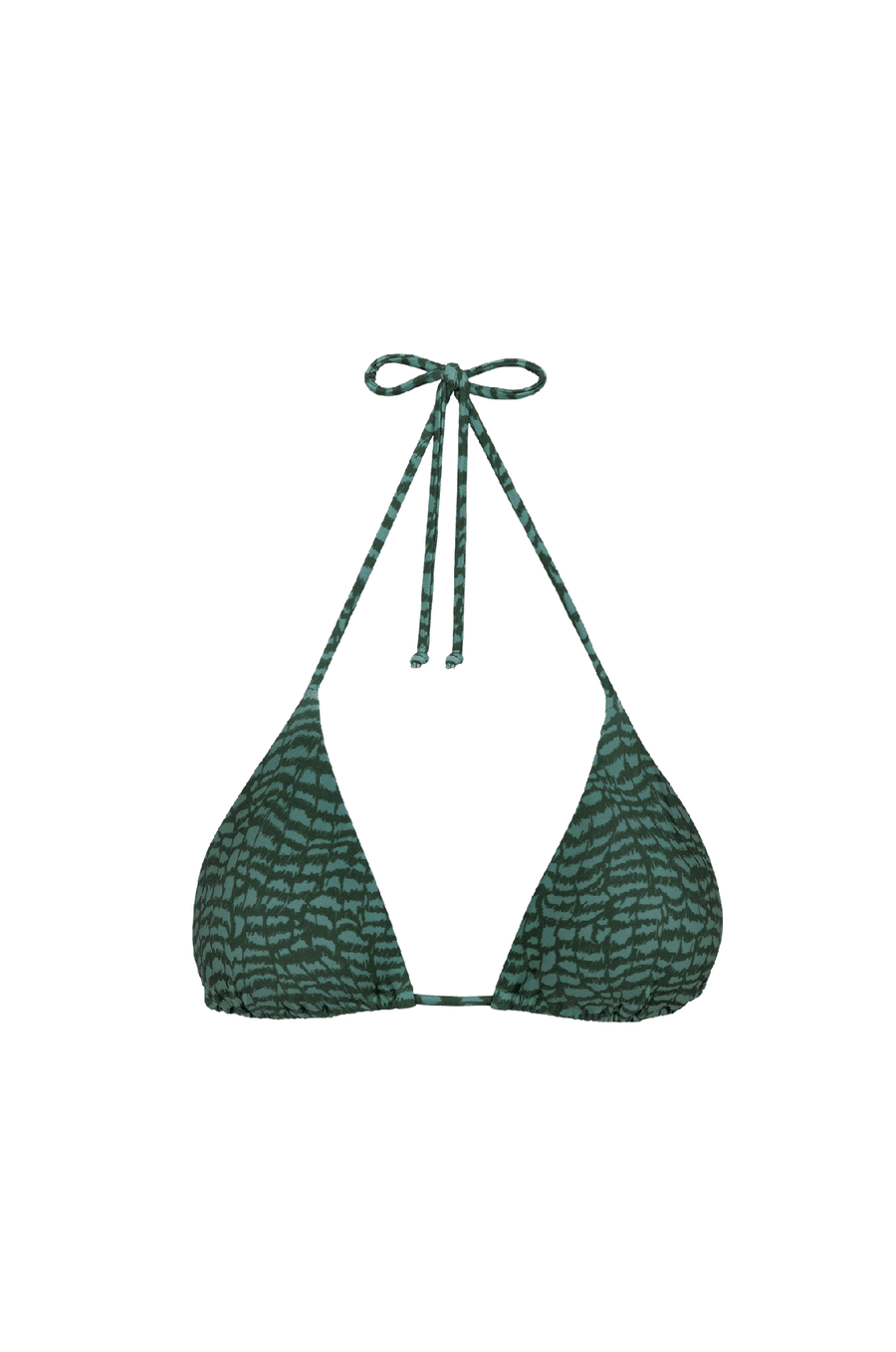 Top Tri Serpent Skin Acqua