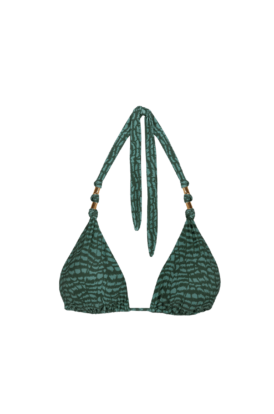 Top Tri Paula Serpent Skin Acqua