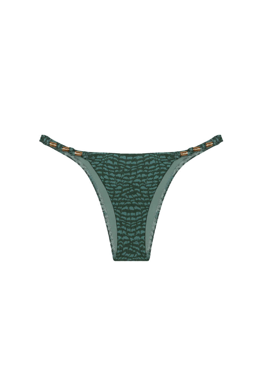 Calcinha Paula Brasil Serpent Skin Acqua