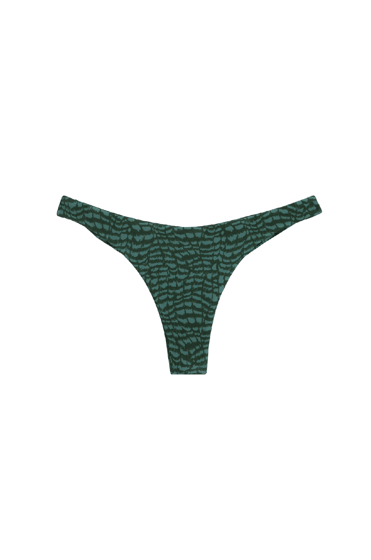 Calcinha Basica Cheeky Serpent Skin Acqua