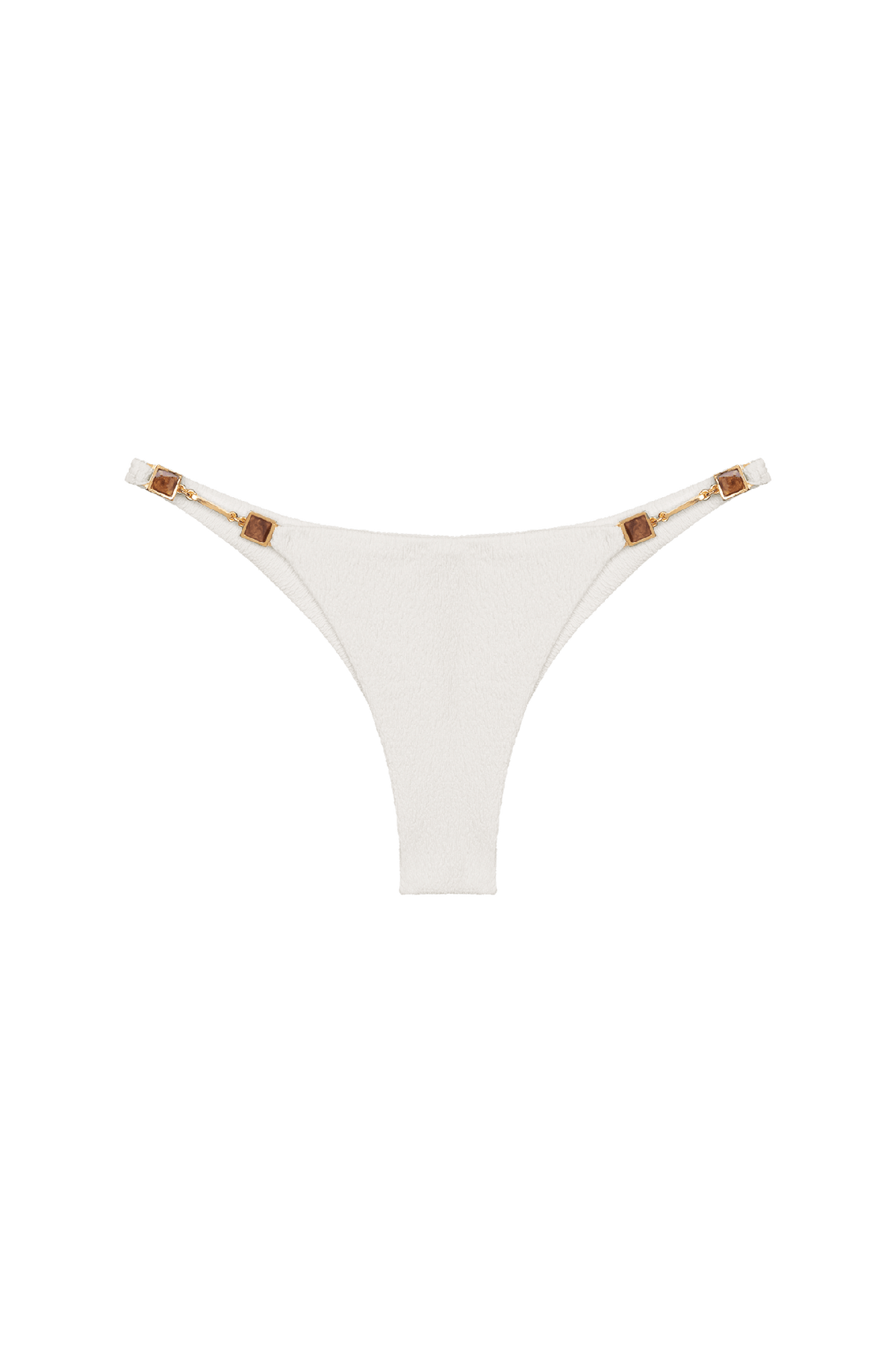 Calcinha Detalhe Brit Cheeky White