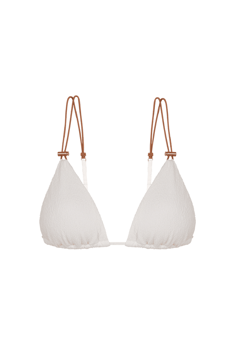 Top Tri Paralelo Pixie White