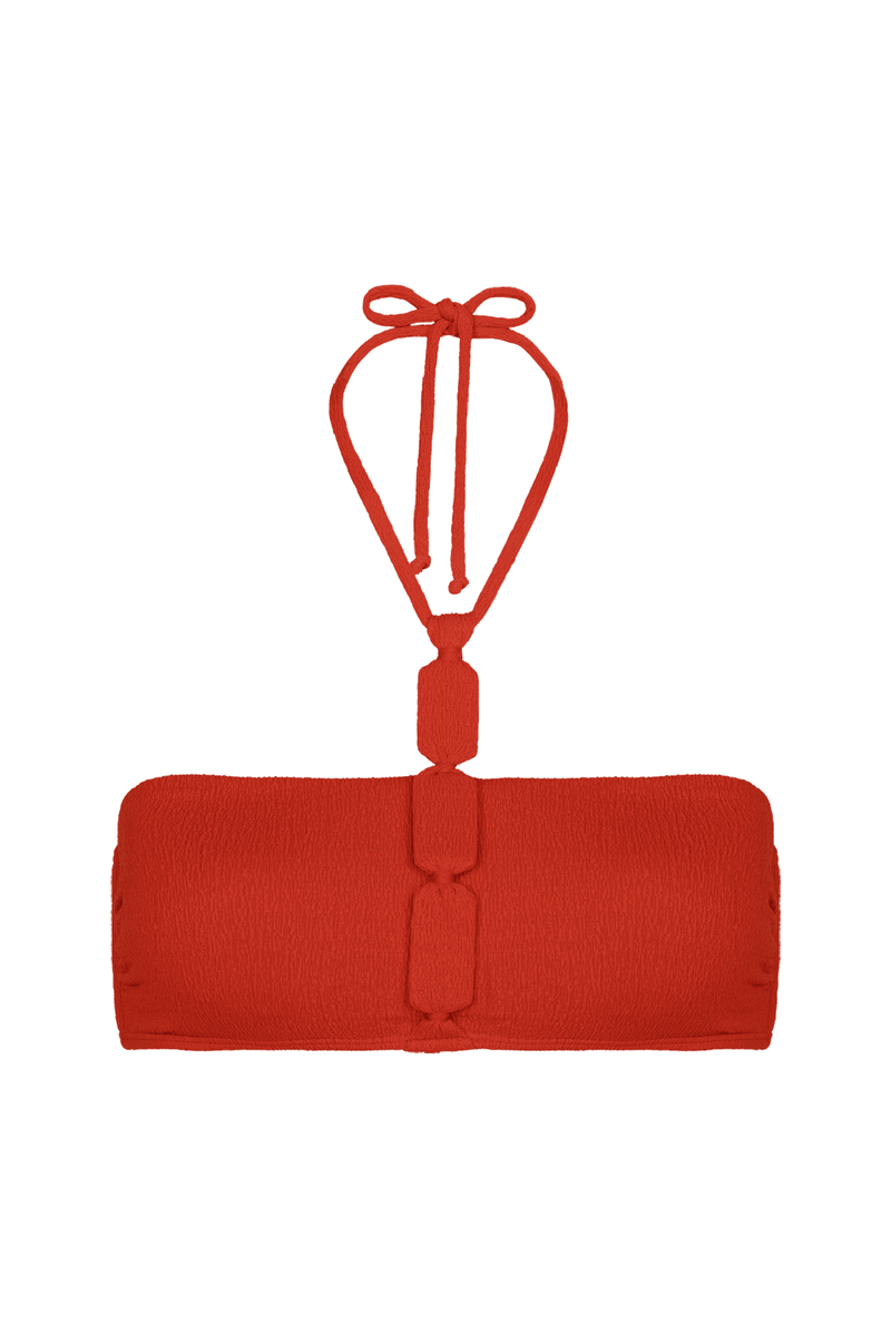 Top Bandeau Alix Spicy Red