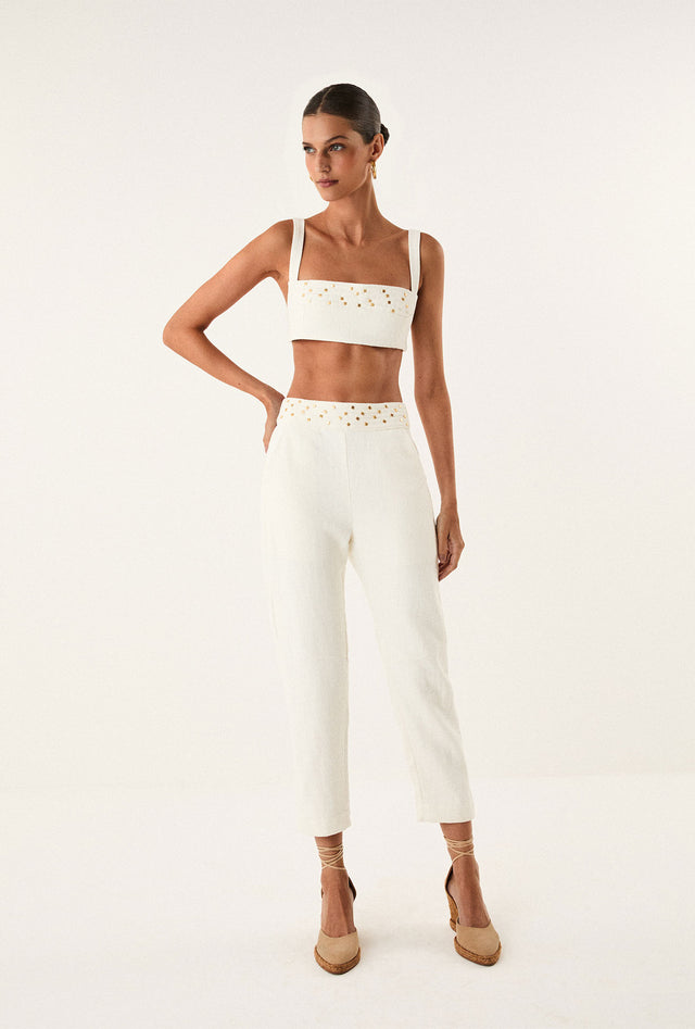 Calça Cleo Off White
