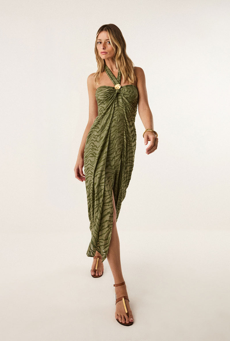 Vestido Longo Marilyn Detalhe Fen