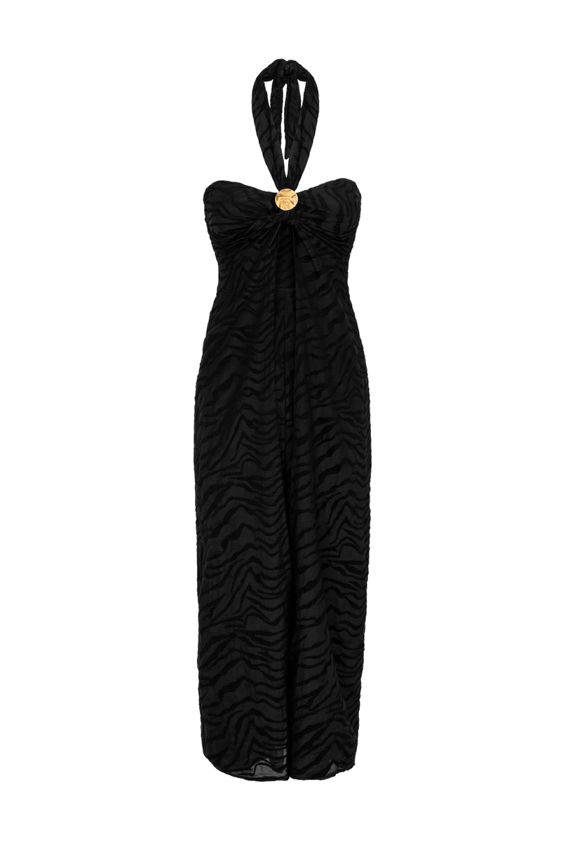 Vestido Longo Marilyn Detalhe Black