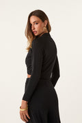 Blusa Manga Longa Nayla Black