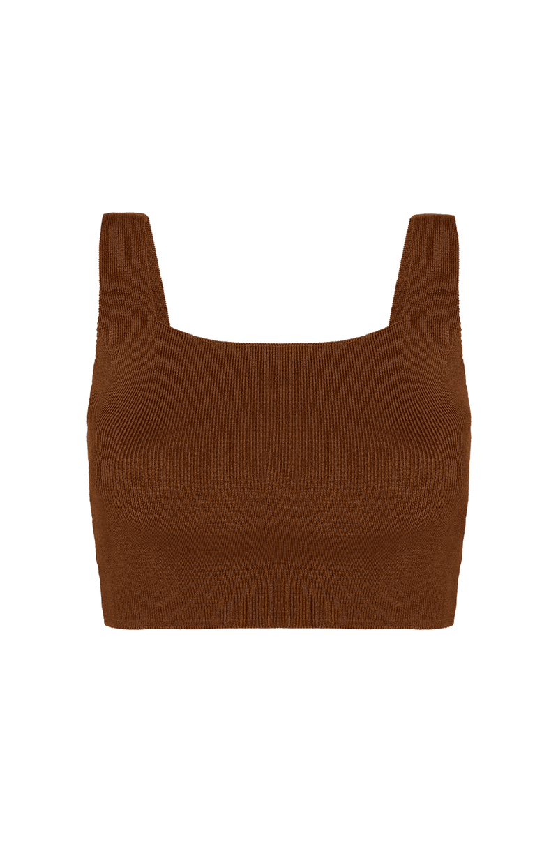 Blusa Paloma Tricot Camel