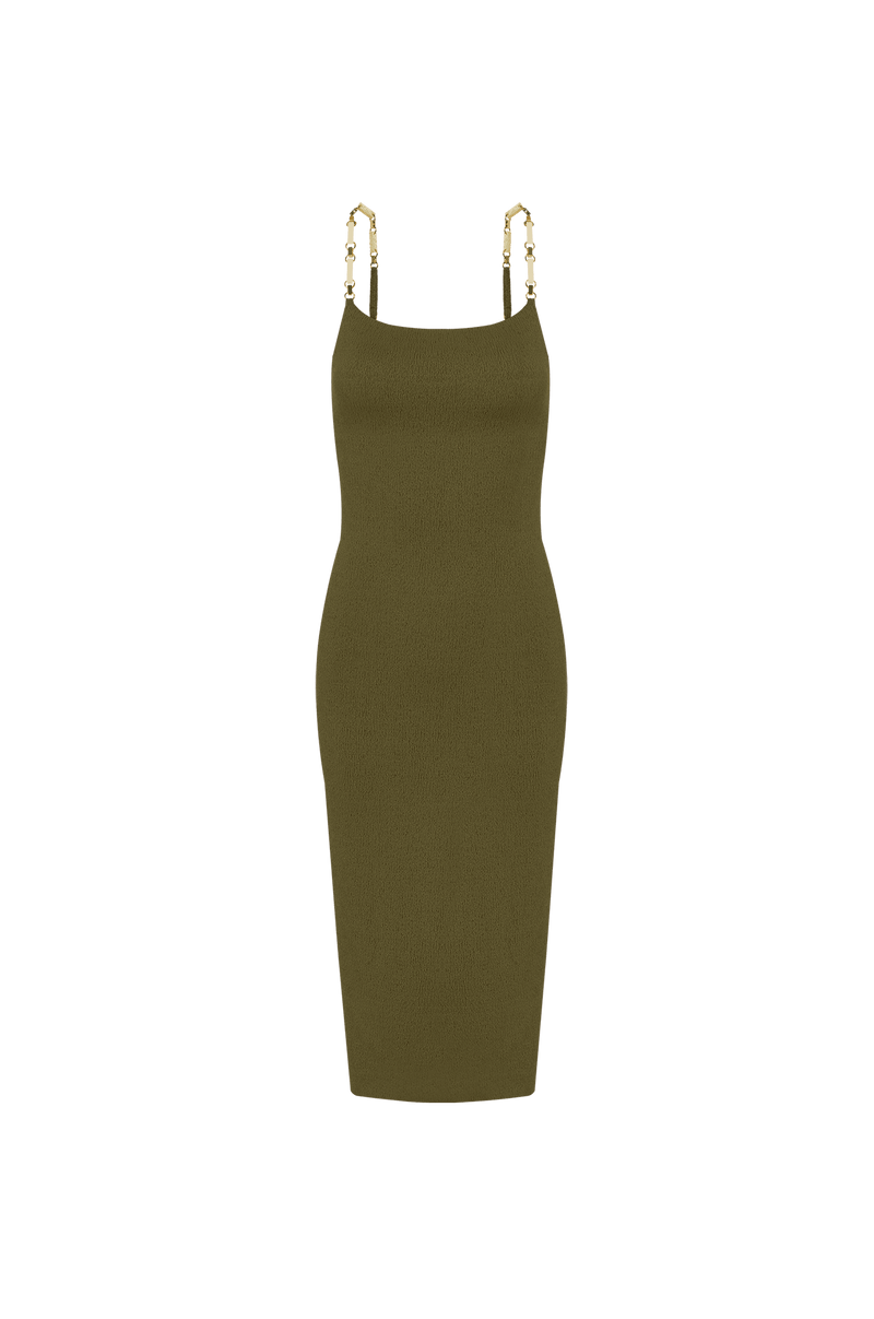 Vestido Midi Malika Detalhe Fen