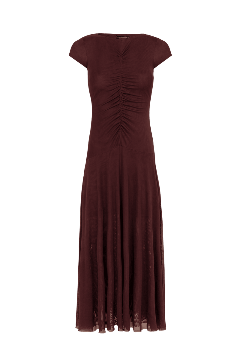 Vestido Midi Susan Blackberry