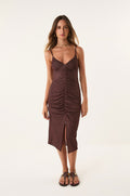 Vestido Midi Diana Berry Dots