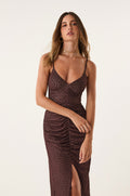 Vestido Midi Diana Berry Dots