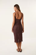 Vestido Midi Diana Berry Dots