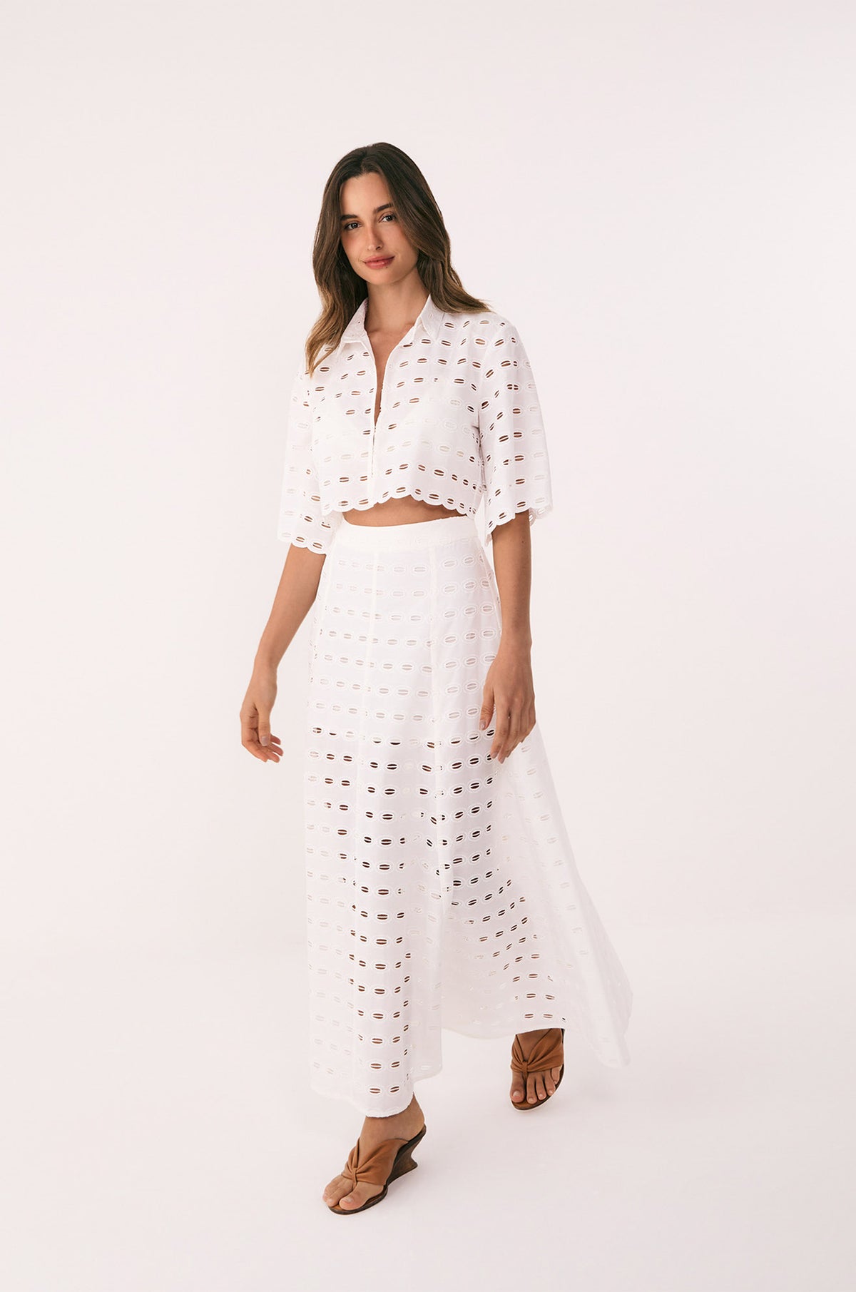 Camisa Lauren Off White