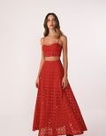 Saia Longa Bea Spicy Red