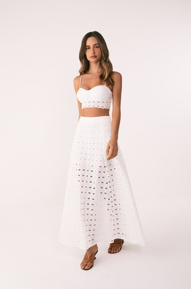 Saia Longa Bea Off White