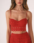 Top Lauren Spicy Red