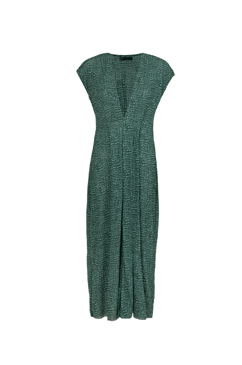 Saida Midi Jassie Serpent Skin Acqua