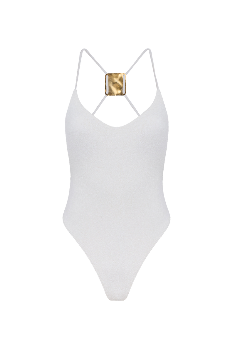 Maiô Cleo Cheeky White