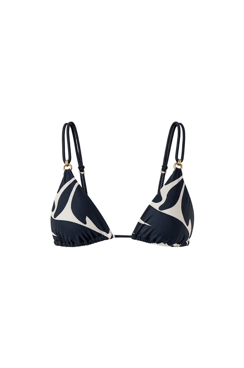 Top Tri Paralelo Tesse Leafscape Blue