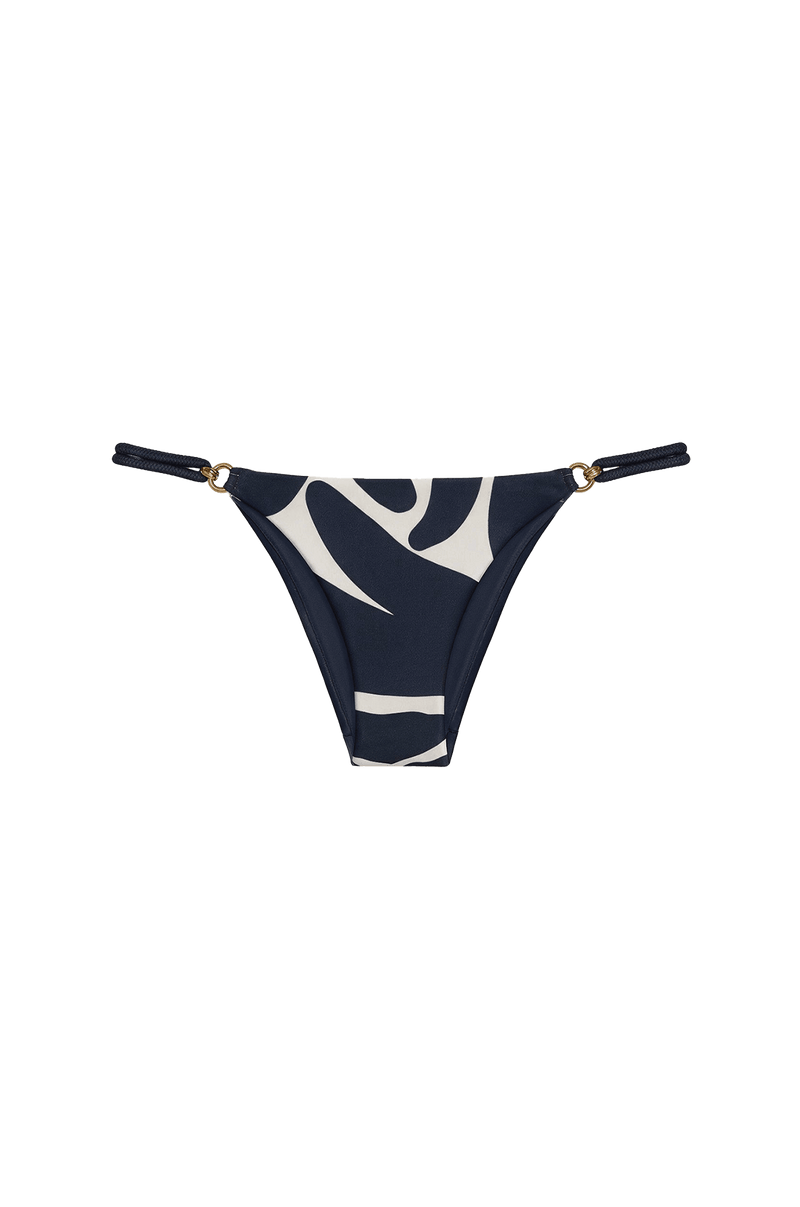 Calcinha Detalhe Tesse Brazilian Leafscape Blue