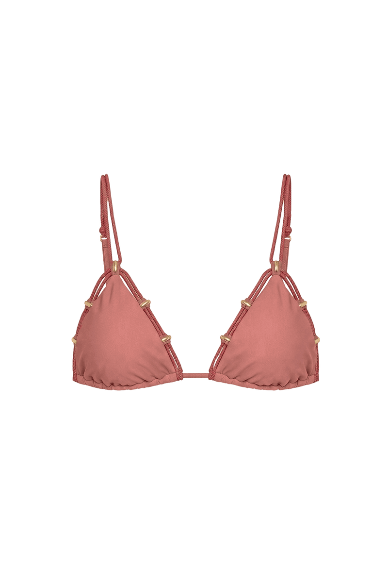 Top Tri Paralelo Margot Antique Rose