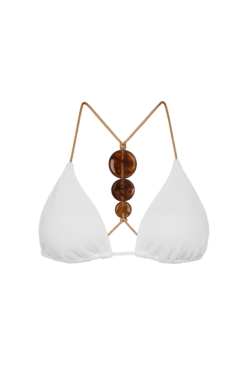 Top Tri Costas Mila White
