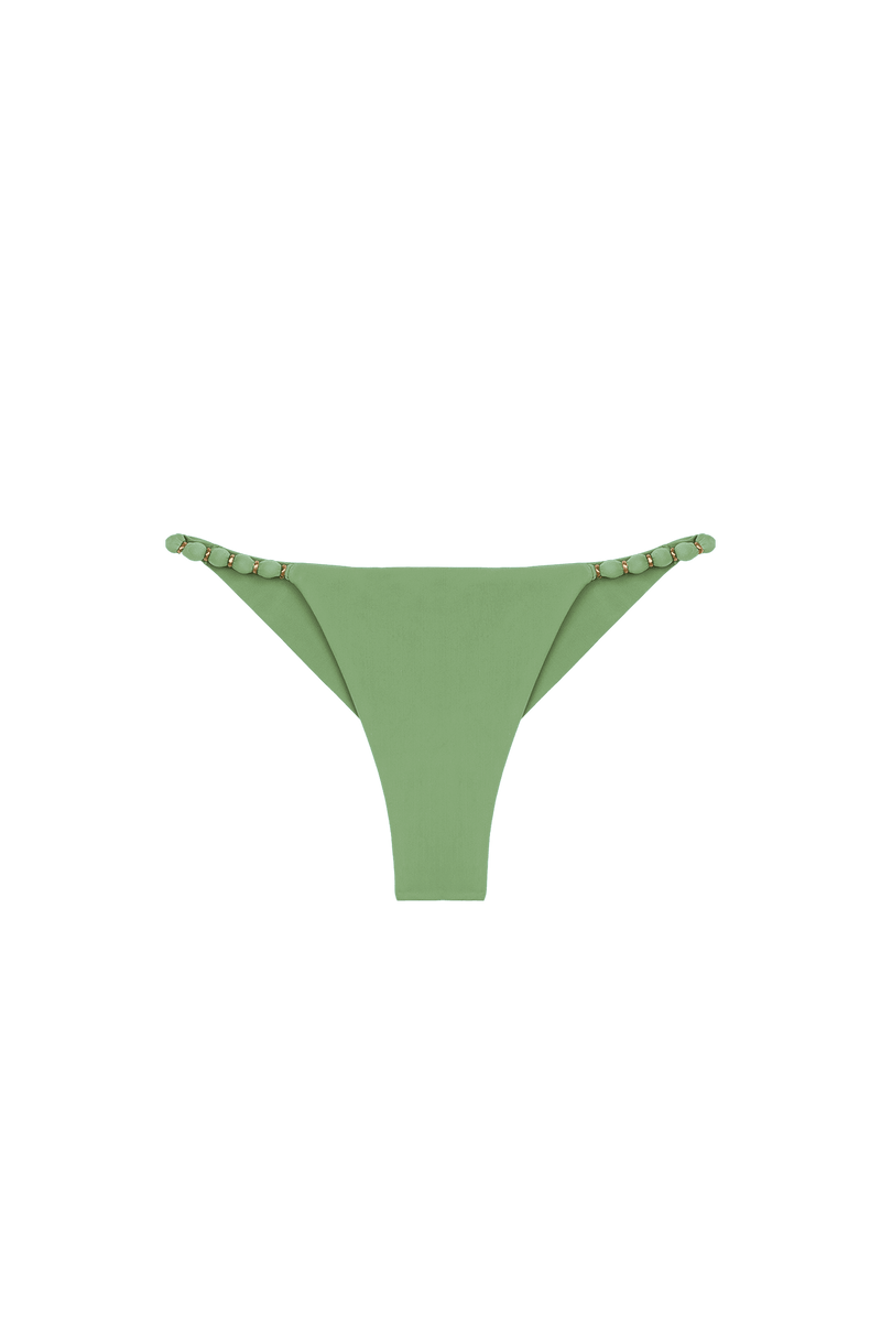 Calcinha Beads Cheeky Sage Green