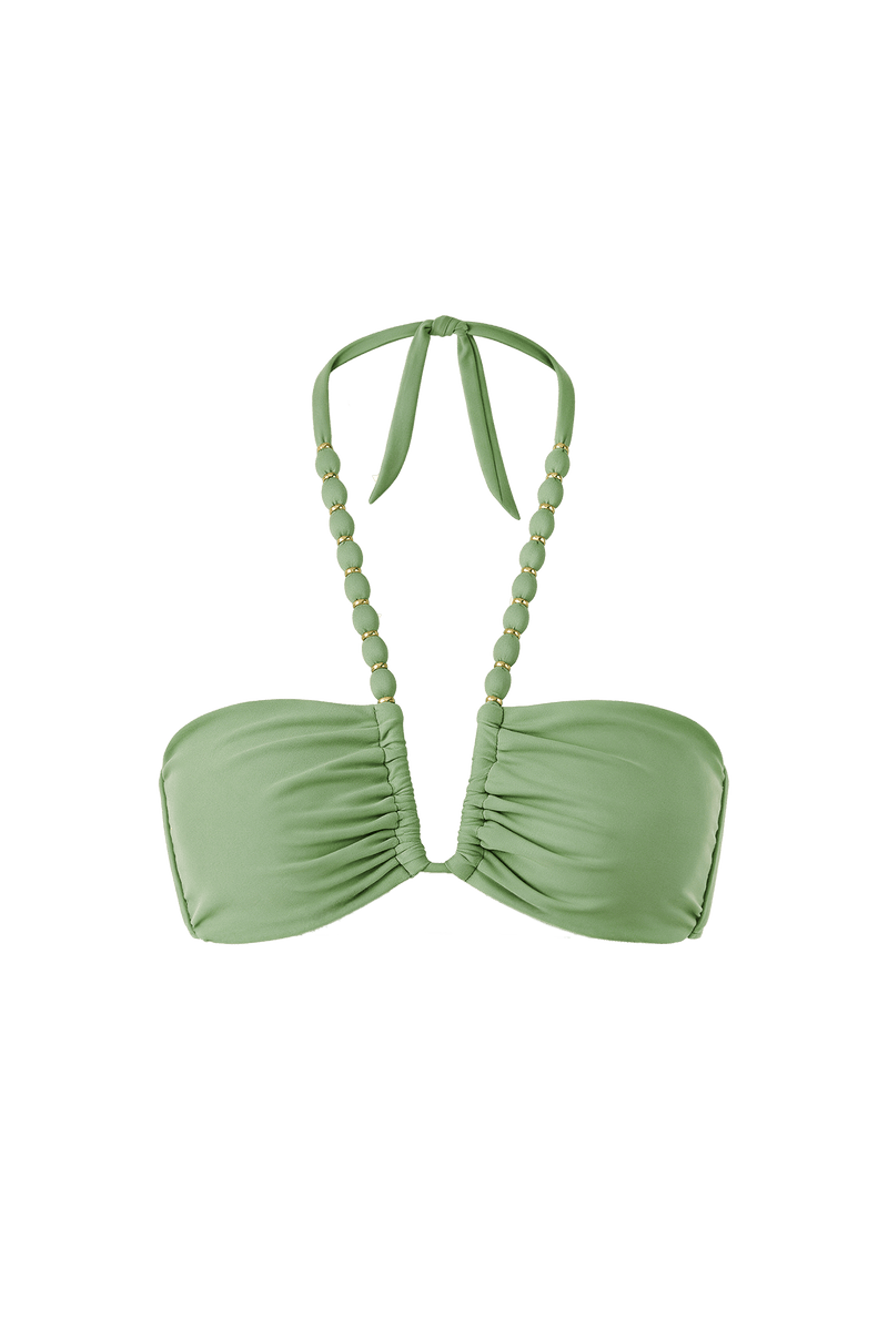 Top Carol Beads Sage Green