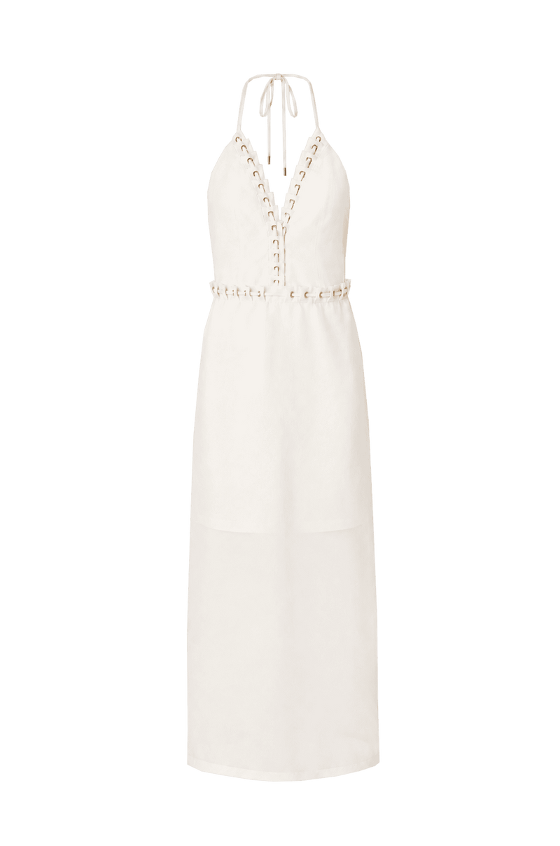 Vestido Midi Alba Off White